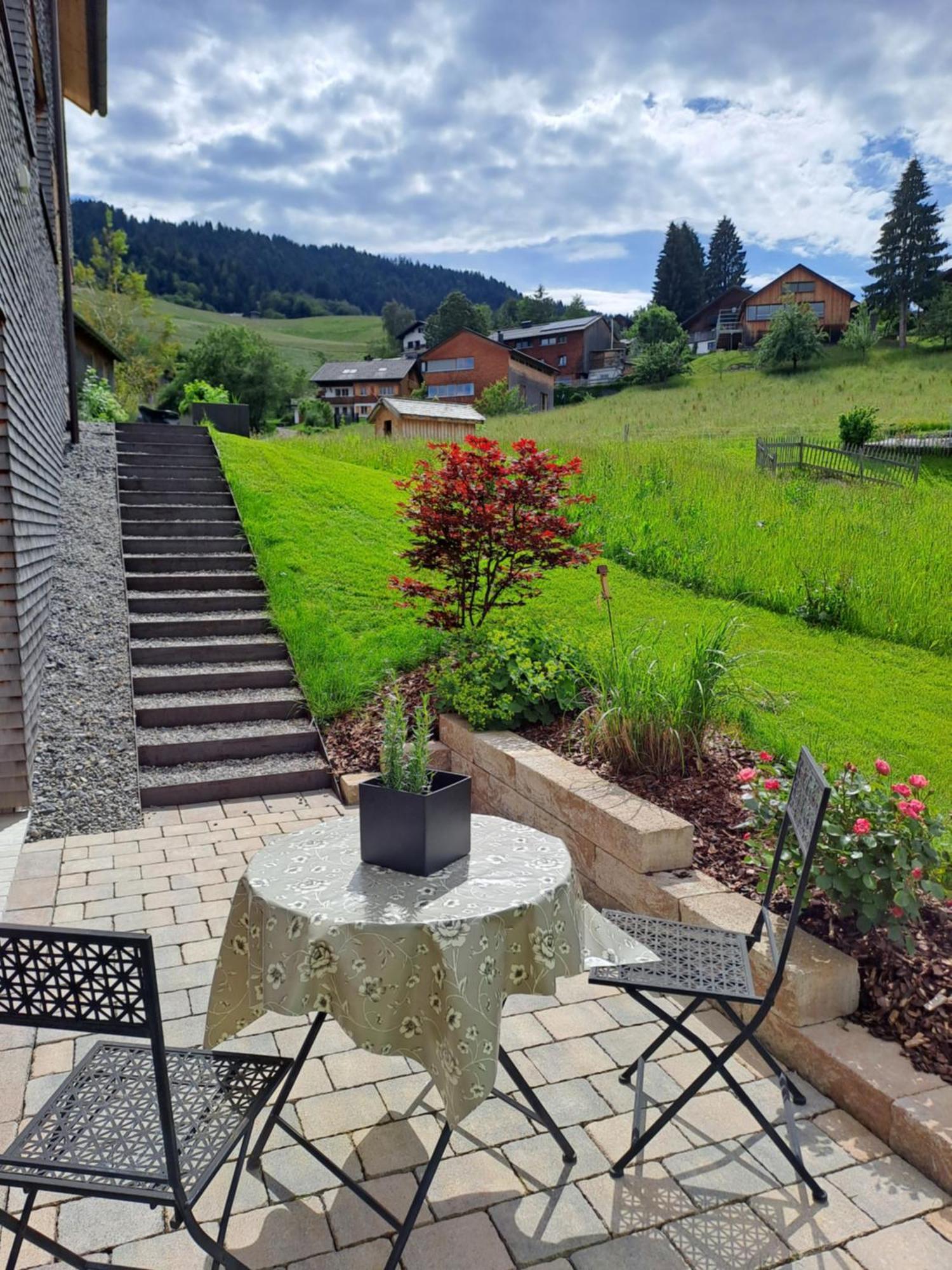 Ferienwohnung Neu Auszeit985 - Auszeit Mit Ausblick Schwarzenberg im Bregenzerwald Exterior foto