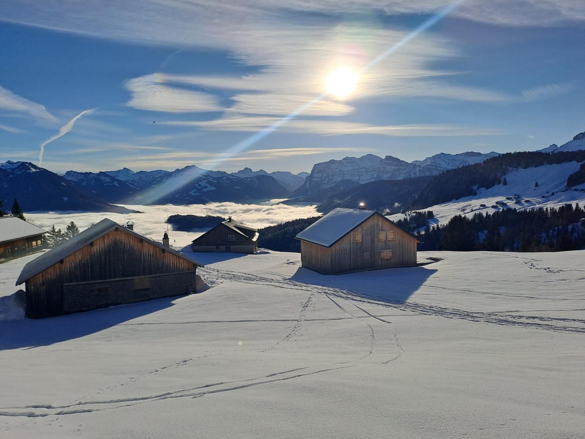 Ferienwohnung Neu Auszeit985 - Auszeit Mit Ausblick Schwarzenberg im Bregenzerwald Exterior foto
